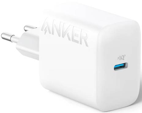 Сетевое зарядное устройство Anker PowerPort 312 - 20W USB-C White (A2347G21) - Фото 1
