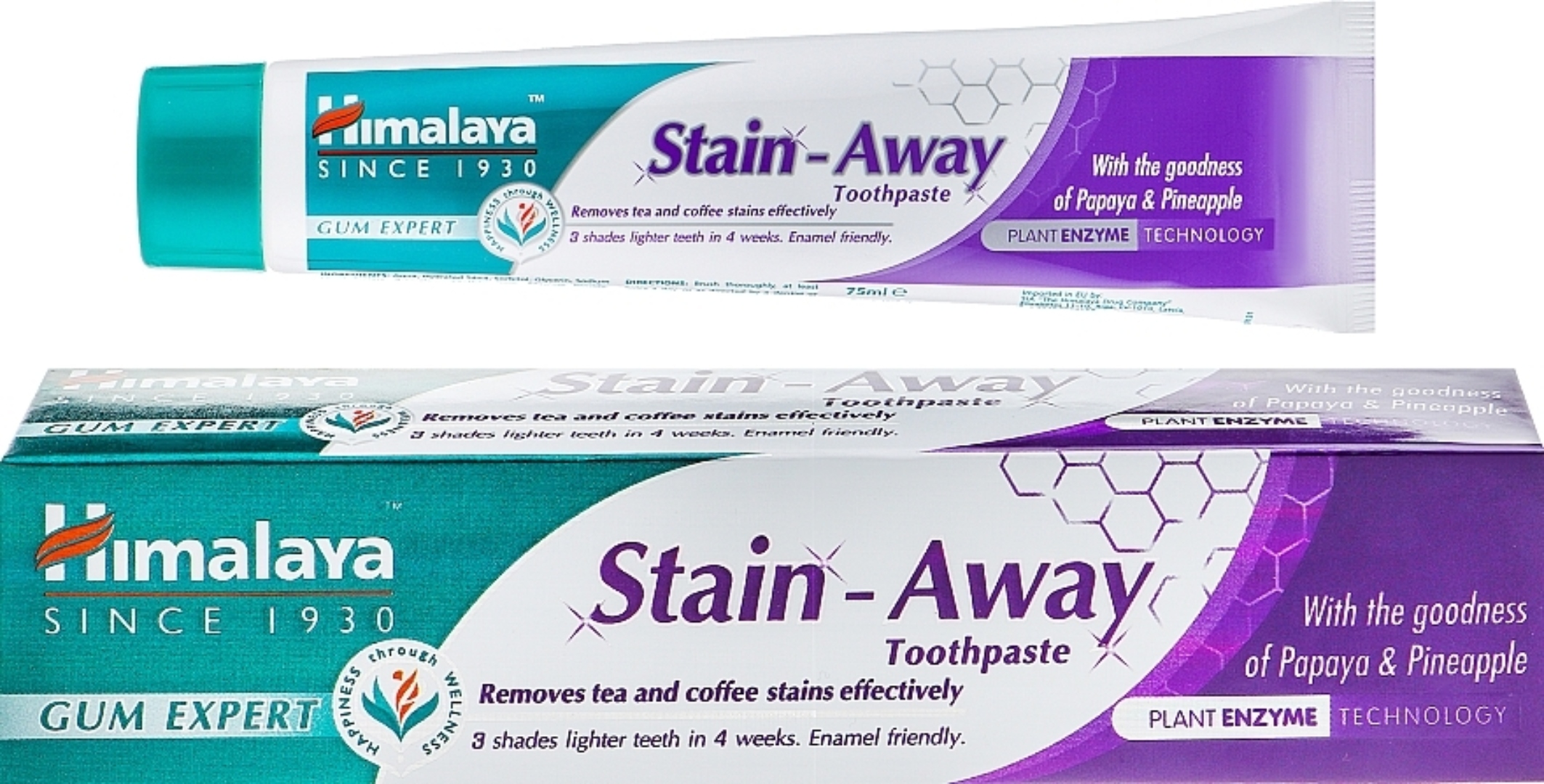 Зубна паста Himalaya Herbals комплексний догляд з відбілюванням 75 мл (6297000713977) - Фото 1