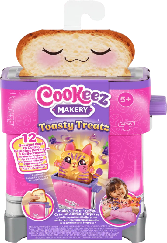 Мягкая игрушка-сюрприз Moose Cookies Makery Вкусный тост (23504) - Фото 1