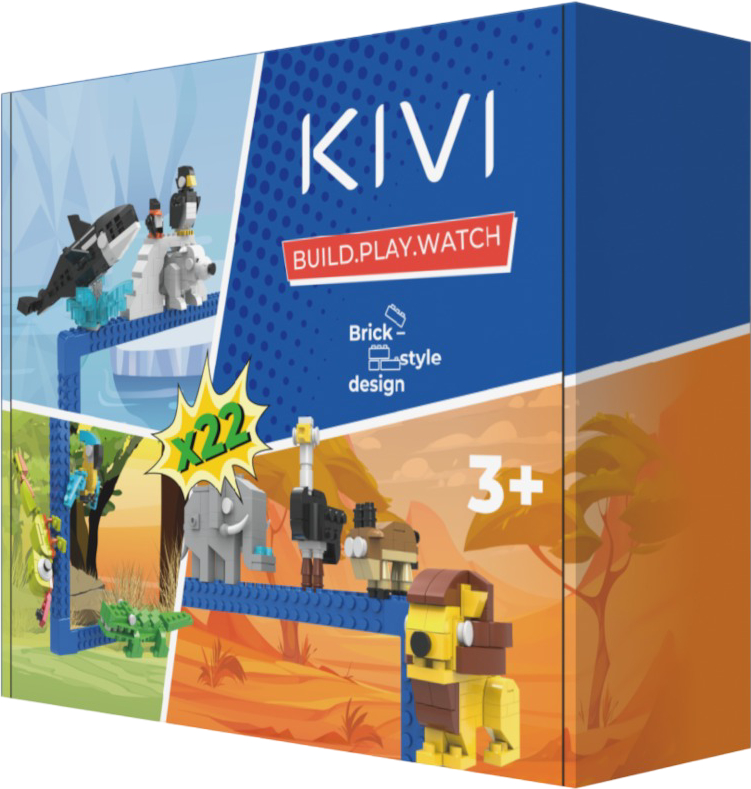 Пластиковый конструктор KIVI Набор аксессуаров для KidsTV «Животные» (KAN32M) - Фото 1