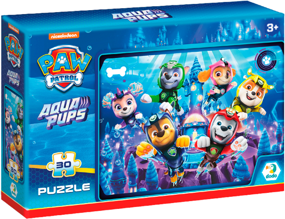 Пазли картонні (3-4 роки) Dodo Paw Patrol. Aqua pups 30 елем. (200448) - Фото 1