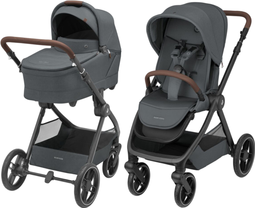 Коляска универсальная 2 в 1 Maxi-Cosi Oxford+ Twillic Graphite - Фото 1
