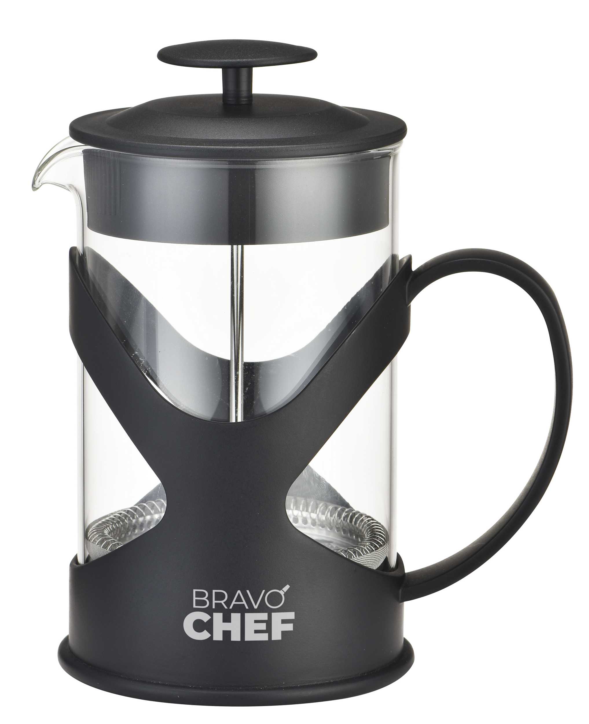 Френч-прес BRAVO CHEF L'Appetit 0.35 л Black (BC-7302-350) - Фото 1