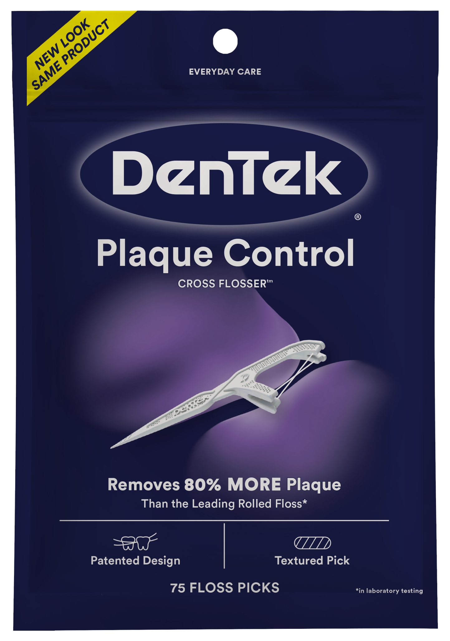 Флос-зубочистки DenTek Контроль зубного нальоту 75 шт. (2.0075) - Фото 1
