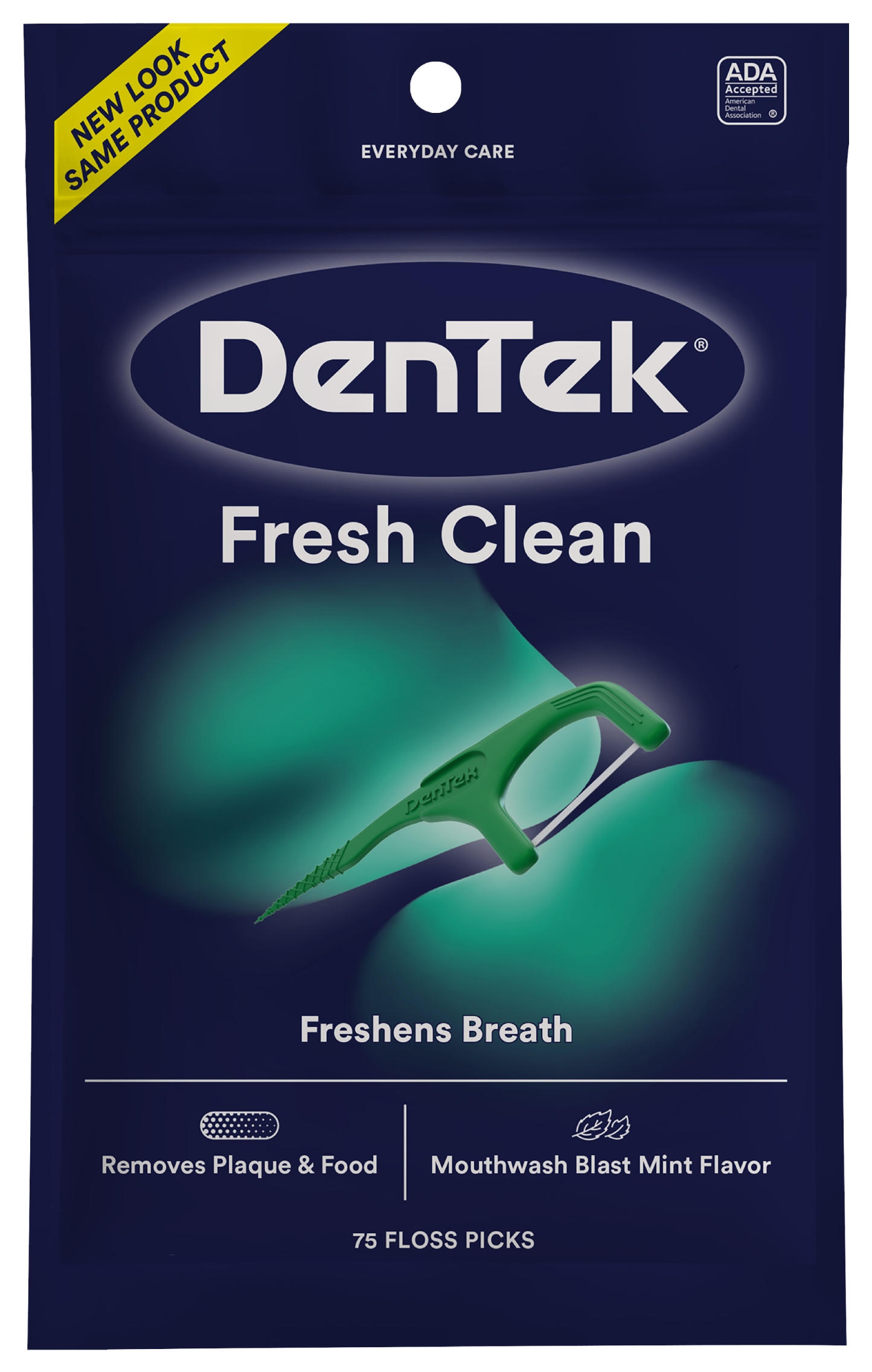 Флос-зубочистки DenTek Освіжаюче очищення 75 шт. (2.0032) - Фото 1