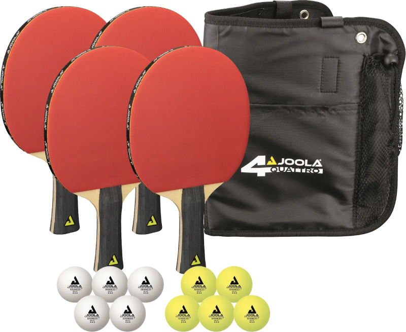 Набор для настольного тенниса Joola Quattro 4 Bats 10 Balls (54818) - Фото 1