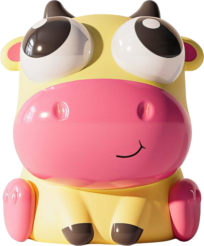 Антистресс игрушка Sibelly Pop Up Eyes Squeeze Коровка (PUP-SB-CW) - Фото 1