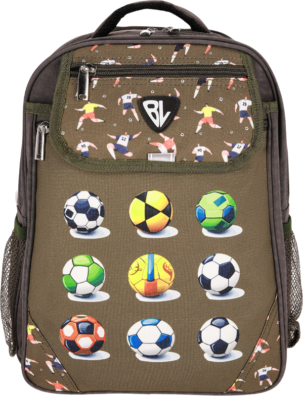 Рюкзак школьный Bagland Отличник 20 л. 58070 327 хаки 1531 - Фото 1