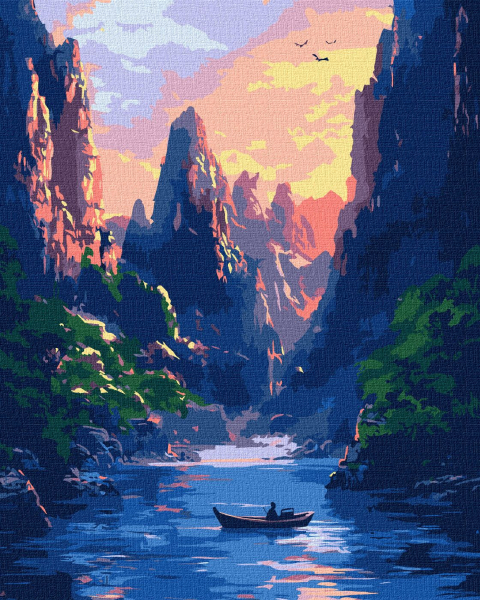 Картина по номерам Ideyka Величественные горы ©art_selena_ua 40х50 см (KHO6365) - Фото 1