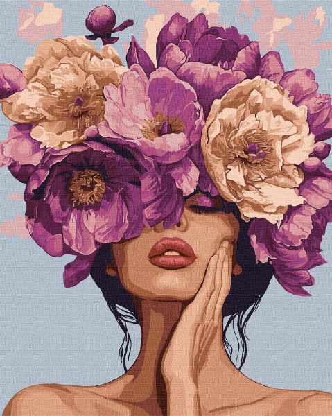Картина по номерам Ideyka Цветочная мелодия ©victoria_art___ 40х50 см (KHO8416) - Фото 1