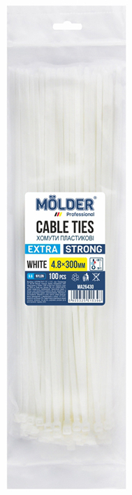 Набір хомутів Molder 4.8x300 (MA26430) - Фото 1