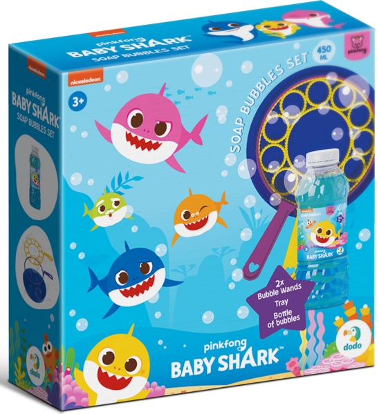 Мильні бульбашки Dodo Baby Shark 450 мл (200517) - Фото 1