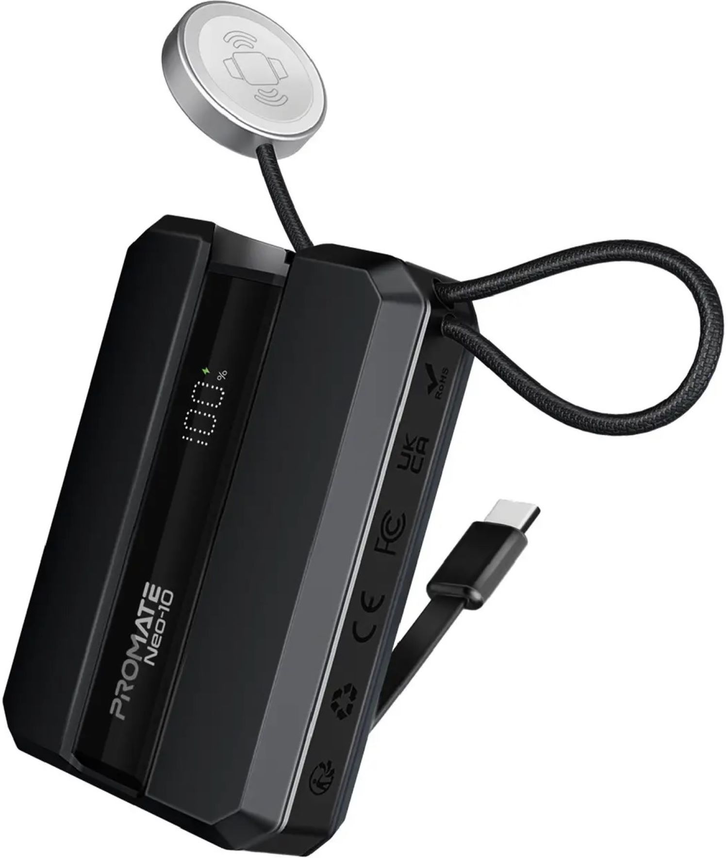Батарея мобильная Promate 10000mAh (neo-10.black) - Фото 1
