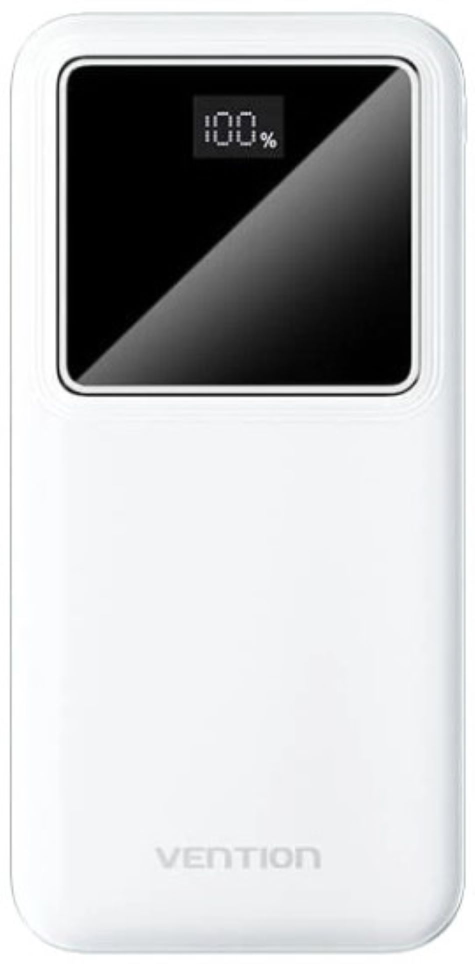 Батарея мобильная Vention 30000mAh 22.5W 3A PD QC3.0 Micro-USB USB-C 2xUSB-A LED Display White (FHMW0) - Фото 1