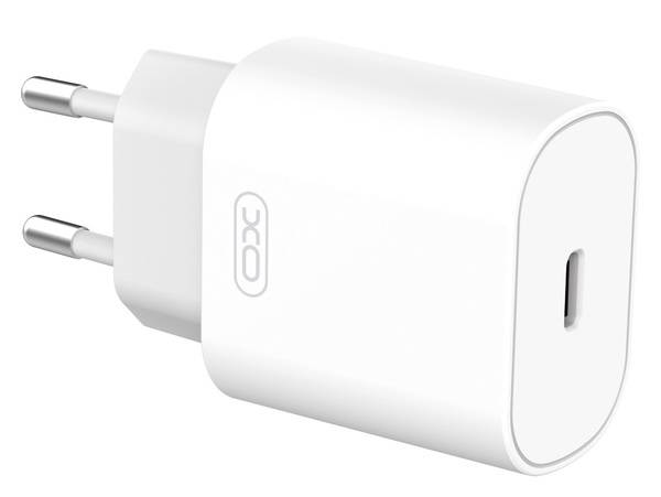 Купить Сетевое зарядное устройство XO L91 - 25W PD Single port USB-C (L91_White) - Фото 1 Сетевое зарядное устройство XO L91 - 25W PD Single port USB-C (L91_White) - Фото 1