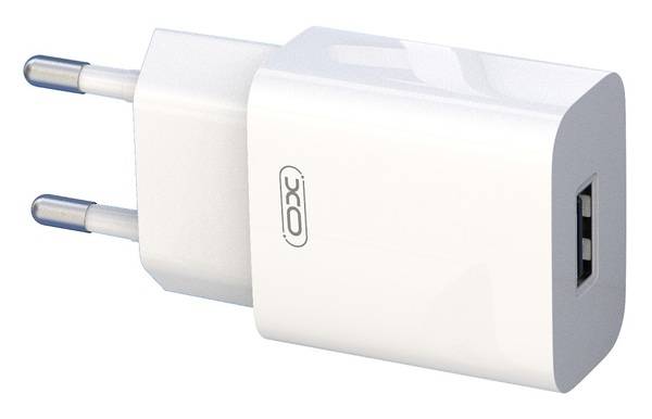 Сетевое зарядное устройство XO L99 - 12W Single port USB-A (L99_White) - Фото 1