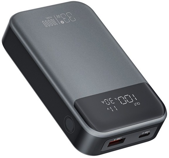 Батарея мобильная XO PR232 - 10000 mAh PD30W + PPS33W (PR232_Black) - Фото 1