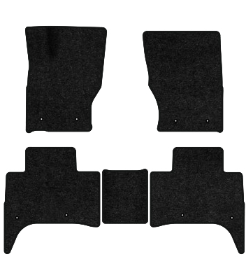 Коврики ворсовые в салон авто EVAtech Standard для Land Rover Range Rover Sport (L494) 2013-2022 2 поколение SUV EU черный кант (LR33640CD5LA8VEB) - Фото 1