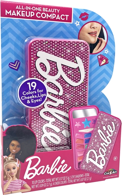 Набор для лица Cra-Z-Art Barbie All in One Beauty Makeup Compact (34069CRA) - Фото 1