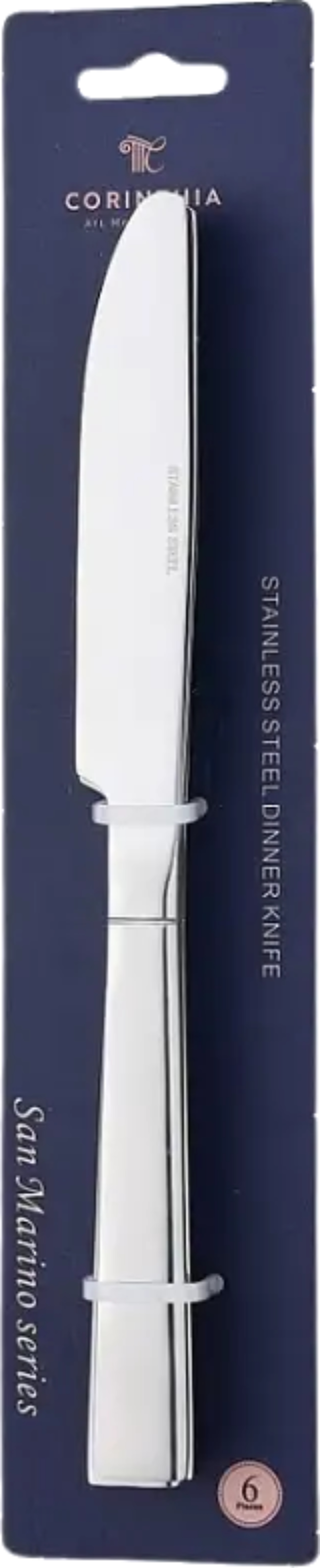 Набор ножей столовых Corinthia San Marino 6 шт. S-CPIDK6-CT3E (CT3E-DK6) - Фото 1