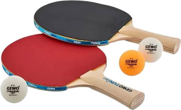 Набор для настольного тенниса Gewo Fun Time 4 Bats 8 Balls (96980000) - Фото 1