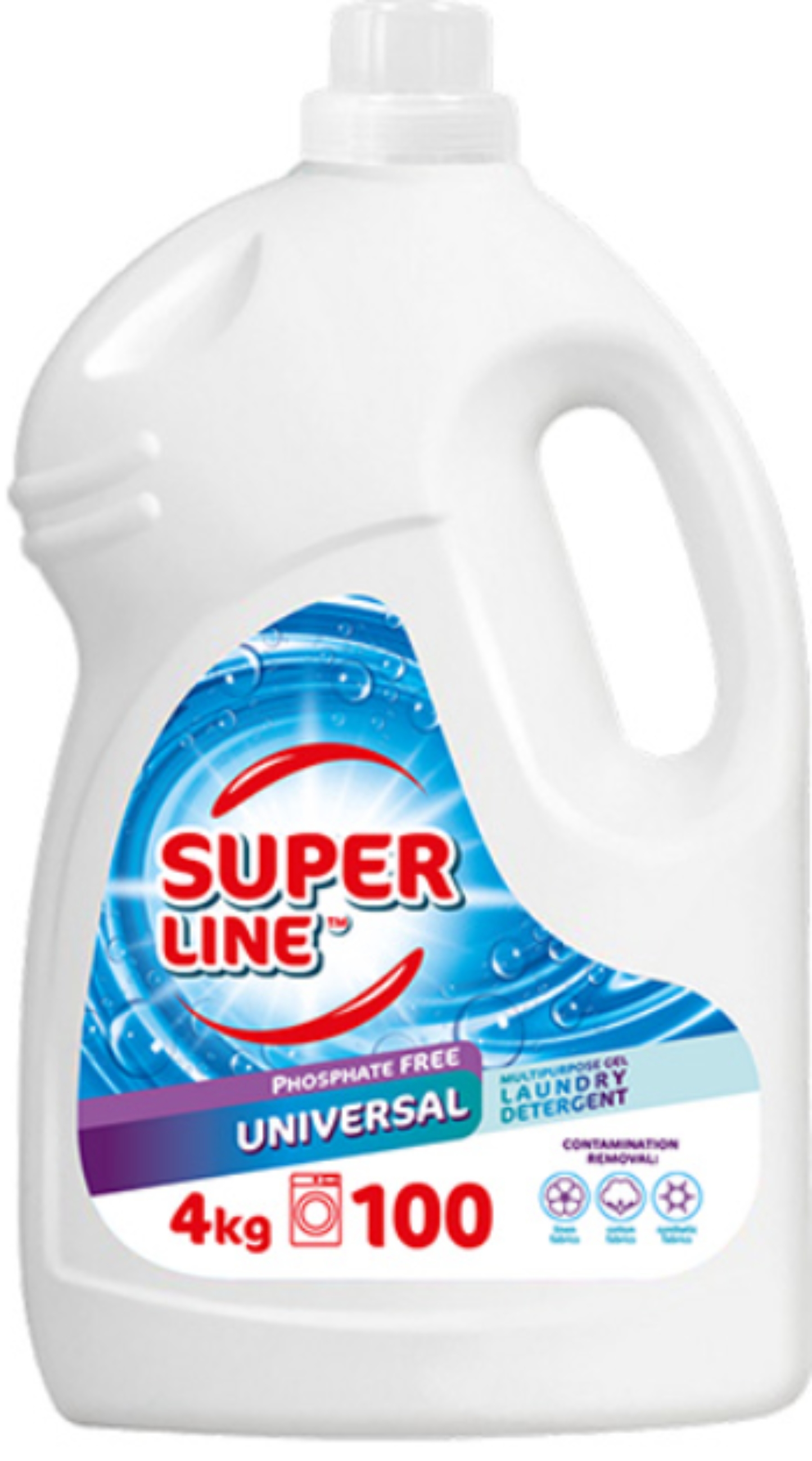 Гель для стирки Super Line Universal д/цвет.и белых тканей 4 кг - Фото 1