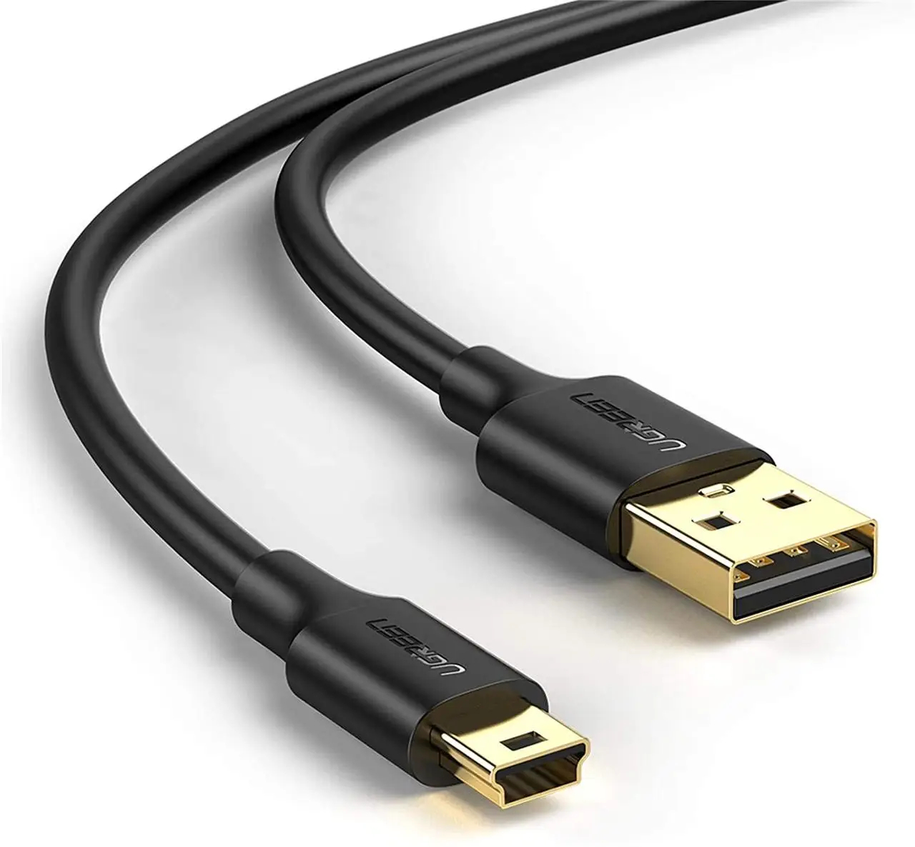 Купити Кабель синхронізації даних UGREEN US132 USB-А 2.0 Male to Mini USB 5pin Male Cable 0.5m Black (10354) - Фото 1 Кабель синхронізації даних UGREEN US132 USB-А 2.0 Male to Mini USB 5pin Male Cable 0.5m Black (10354) - Фото 1