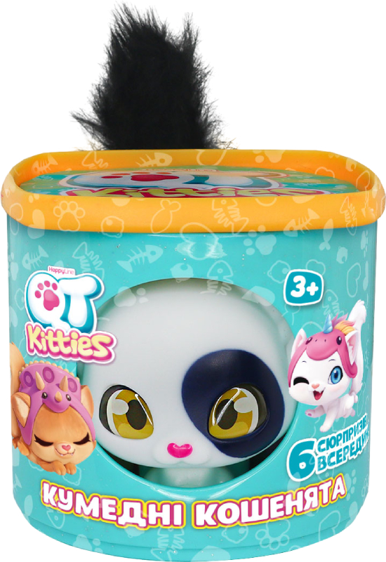 Коллекционная фигурка набор QT Kitties КОТЕНОК КЕНДИ (фигурка, домик, аксессуары) (450001-2) - Фото 1