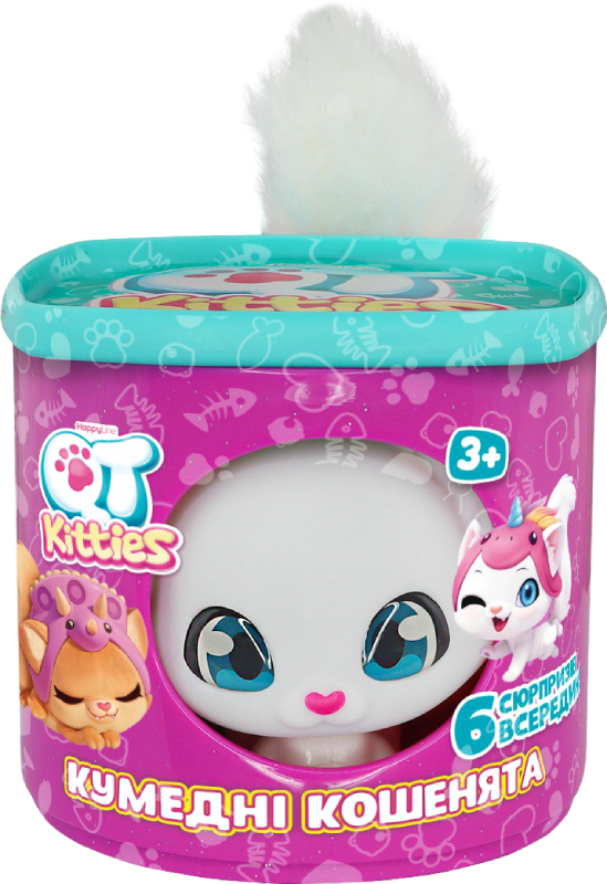 Коллекционная фигурка набор QT Kitties КОТЕНОК РОУЗИ (фигурка, домик, аксессуары) (450001-4) - Фото 1
