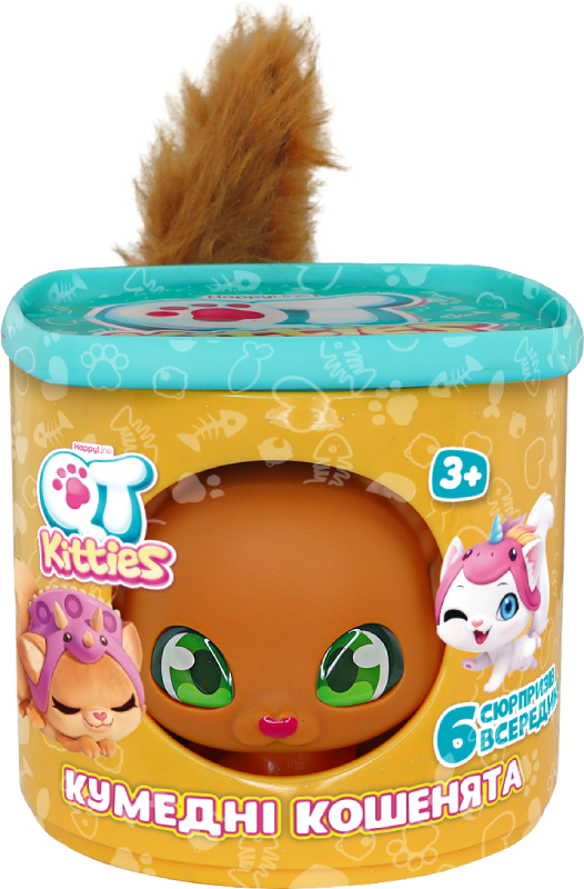 Коллекционная фигурка набор QT Kitties КОТЕНОК ДЖИНДЖЕР (фигурка, домик, аксессуары) (450001-5) - Фото 1