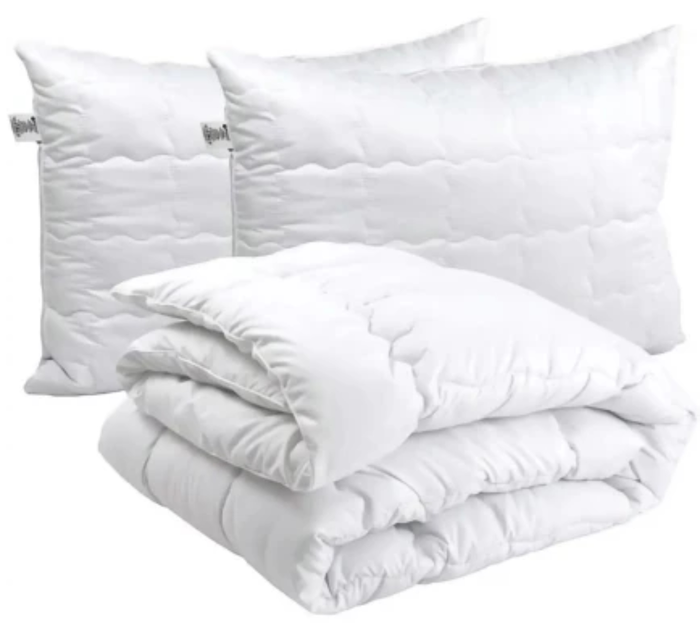 Набір ковдра полуторна + подушка Руно 140х205 + 50х70 (924.52_Warm Silver) - Фото 1