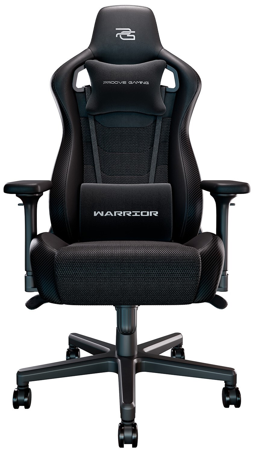 Крісло для геймерів Proove Gaming Warrior Black (GCWR0001001) - Фото 1
