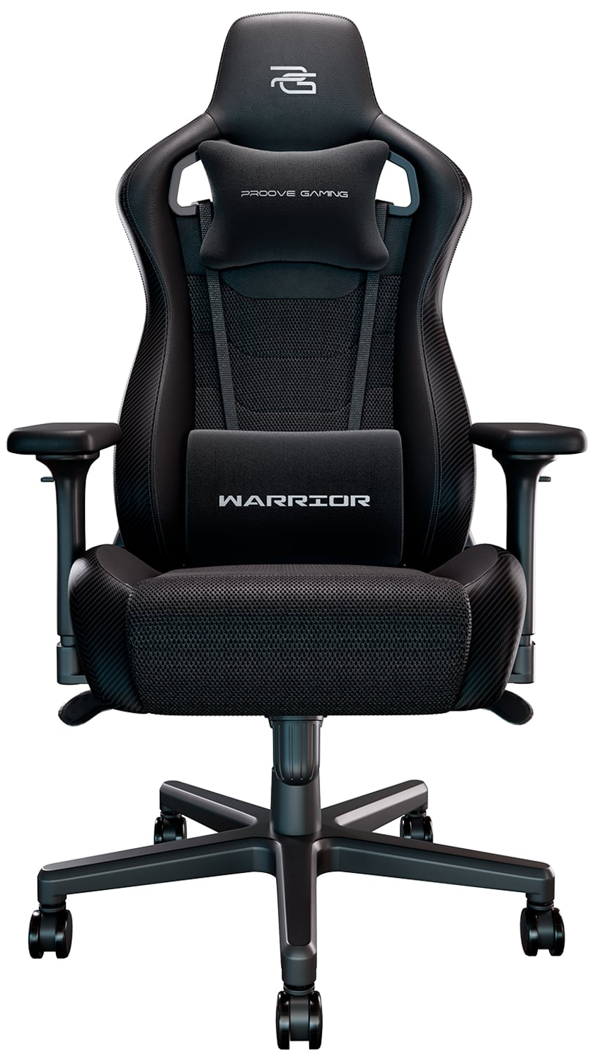 Крісло для геймерів Proove Gaming Warrior Black (GCWR0001001) - Фото 1