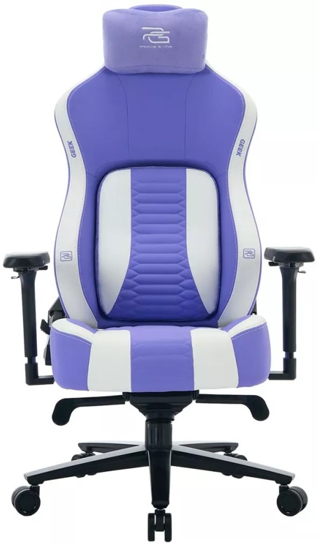 Кресло для геймеров Proove Gaming Geek White/Purple (GCGK00001016) - Фото 1