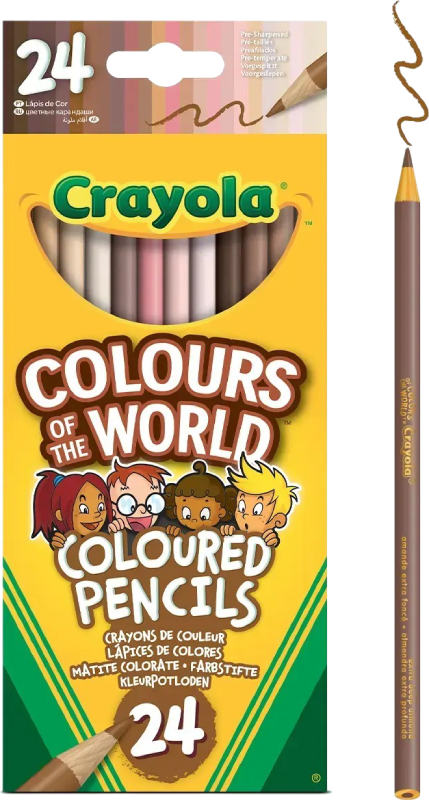 Набор карандашей Crayola Colours of the World 24 шт. (68-4607) - Фото 1