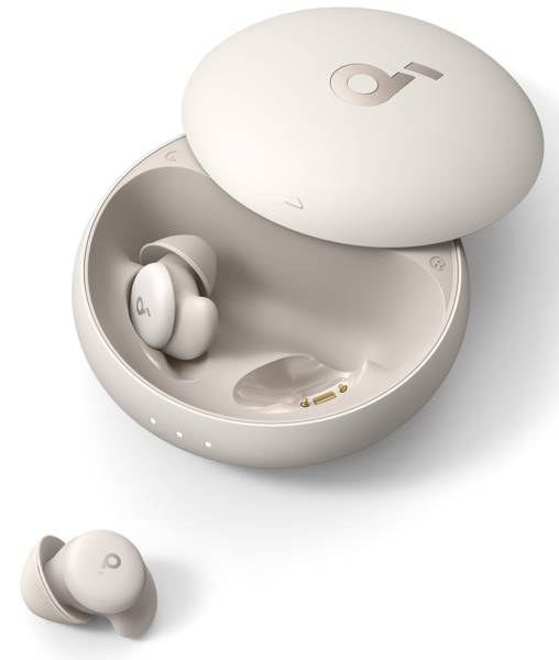 Навушники вкладиші бездротові TWS Anker SoundСore Sleep A20 White (A6611G21) - Фото 1
