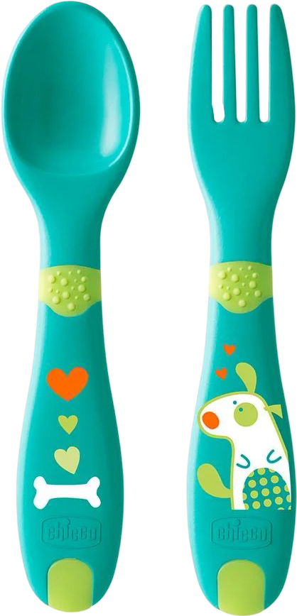 Набор детских столовых приборов для малыша Chicco First Cutlery 12м+ (16101.30) - Фото 1