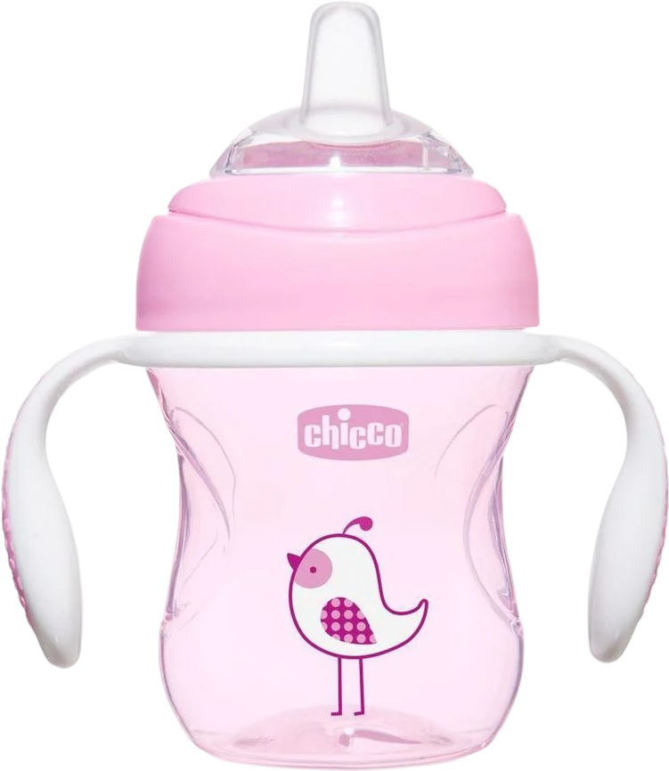 Чашка-непроливайка детская Chicco Transition Cup 200 мл от 4 м (06911.10) - Фото 1
