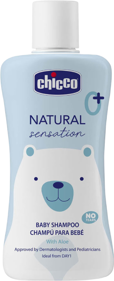 Шампунь для детей Chicco Без слез Natural Sensation 200 мл (11518.00) - Фото 1