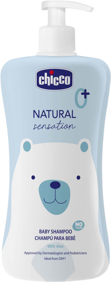 Шампунь для детей Chicco Без слез Natural Sensation 500 мл (11531.00) - Фото 1