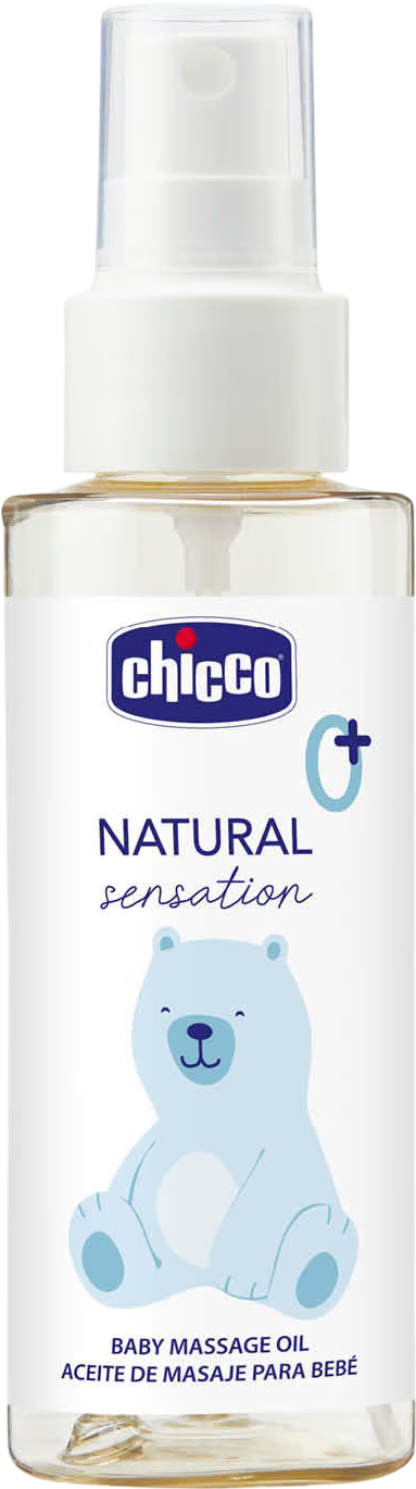 Масло для массажа Chicco детское Natural Sensation 100 мл (11522.00) - Фото 1