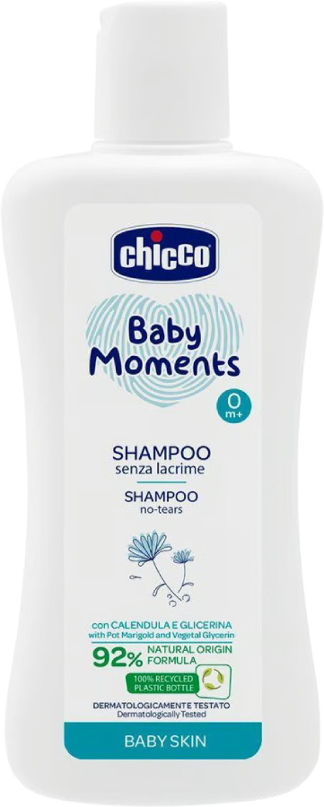 Шампунь для детей Chicco Без Слез Baby Moments 200 мл (10584.00) - Фото 1