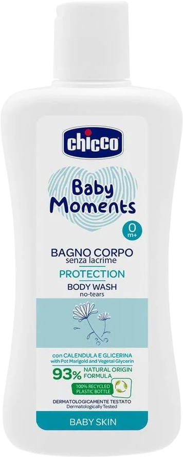 Гель для душа детский Chicco Без Слез защитный Baby Moments 200 мл (10579.00) - Фото 1