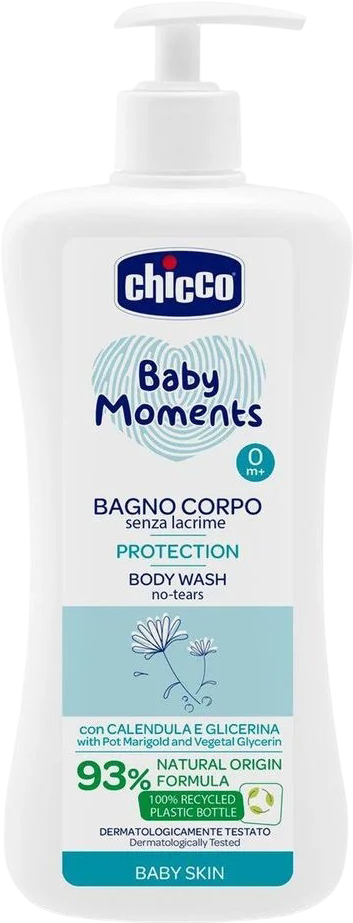 Гель для душа детский Chicco Без Слез защитный Baby Moments 750 мл (10581.00) - Фото 1