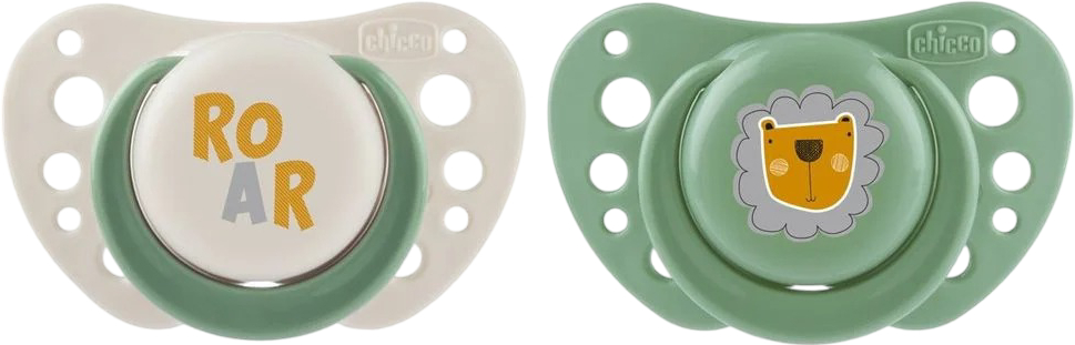 Ортодонтическая пустышка Chicco Physioforma Air 2-6 месяцев 2 шт. (75031.31) - Фото 1
