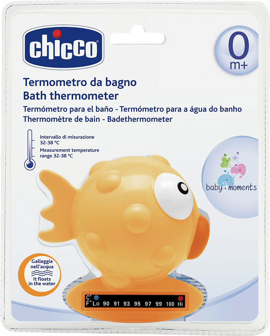 Термометр для ванни Chicco Рибка жовтий (06564.00) - Фото 1