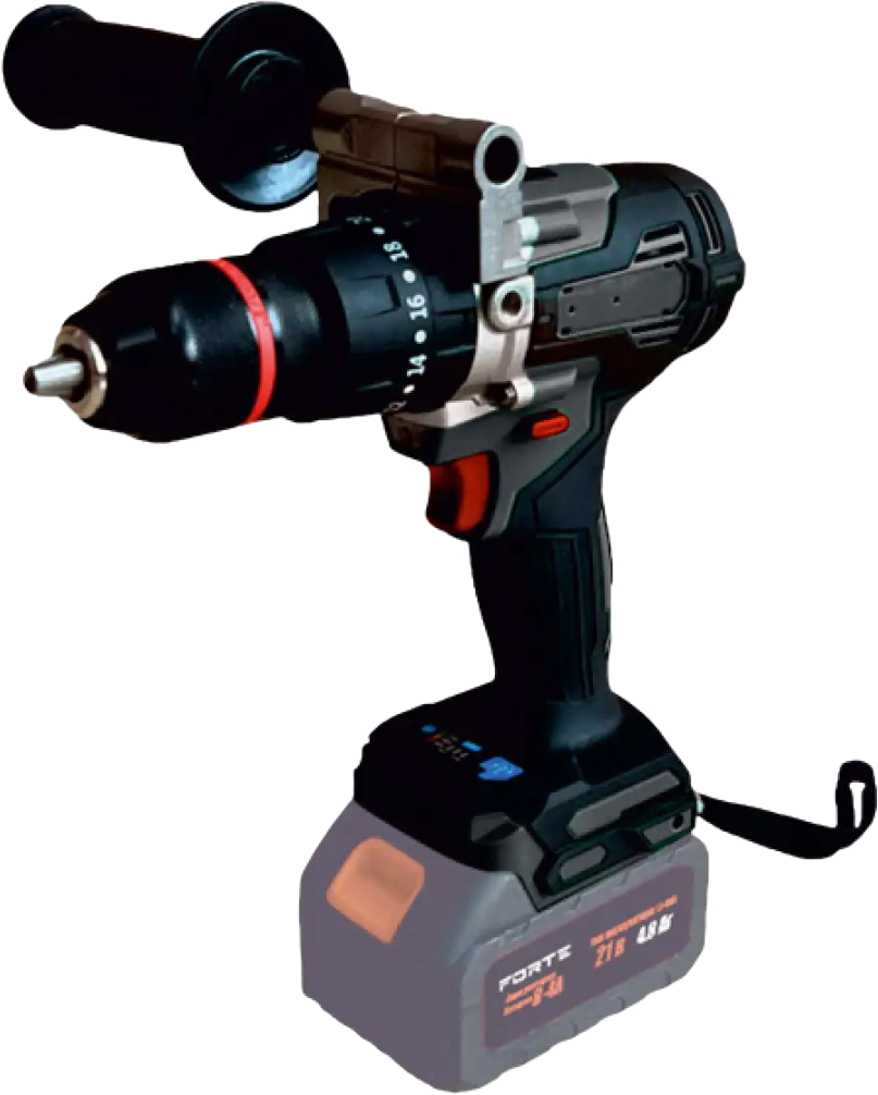 Дрель-шуруповерт Forte CD-21HP без комплектации (21В, 2-4A) - Фото 1