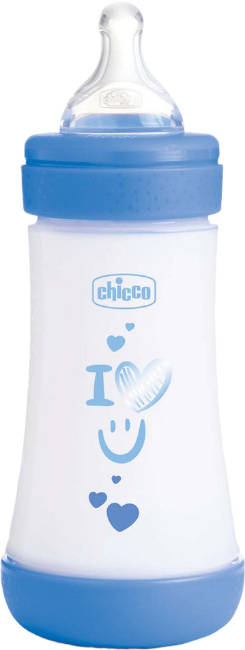 Пляшка для годування Chicco PERFECT 5 240 мл від 2 м середній потік (20223.21.40) - Фото 1