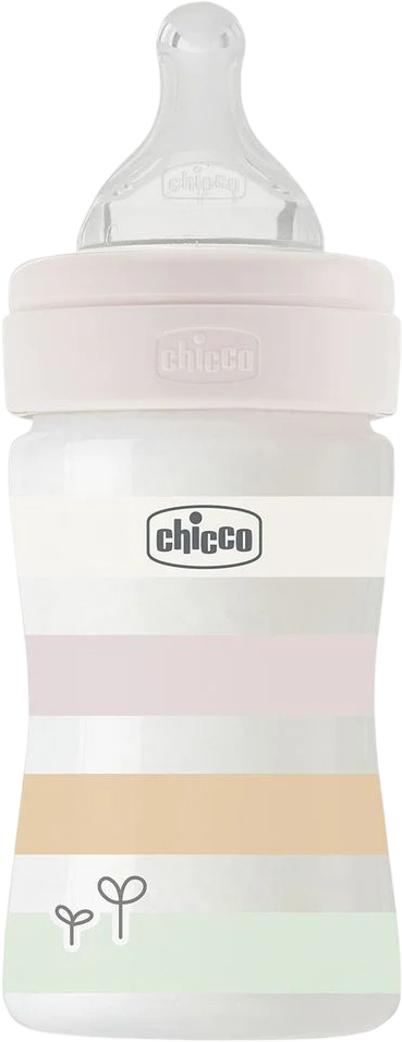Бутылочка для кормления Chicco Well-Being 150 мл від 0 м медленный поток (28611.11) - Фото 1