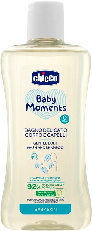 Шампунь для детей Chicco Baby Moments 200 мл (10593.00) - Фото 1